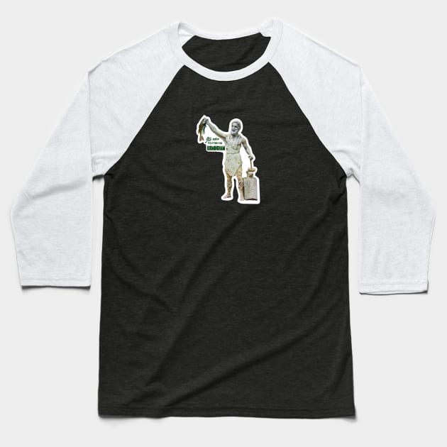 It's Nice to Fish in Birmingham Baseball T-Shirt by Phantom Goods and Designs